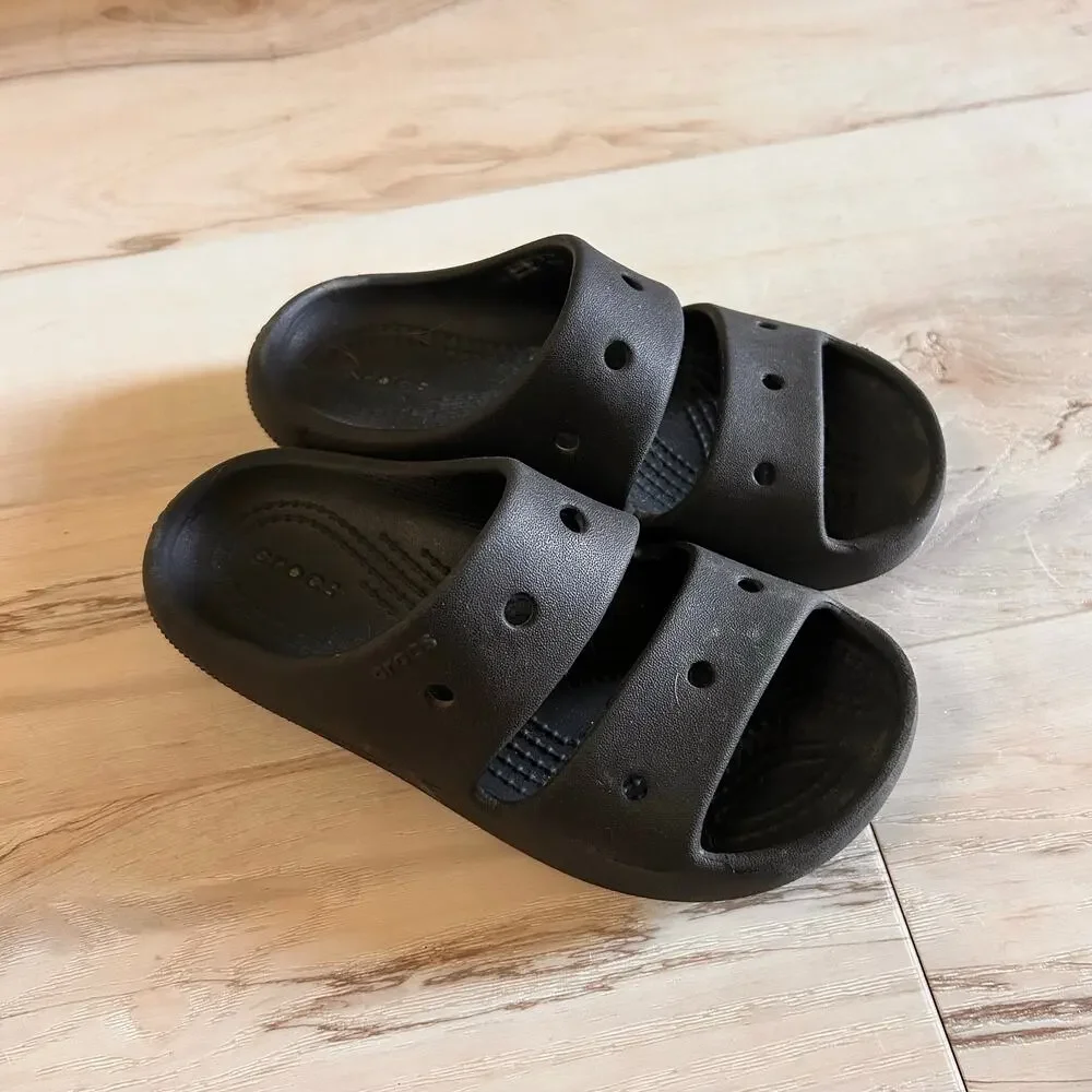 Crocs Kids Classic Sandals Black Size Kids 13